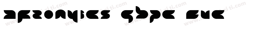 AFZonYiCS GBpc EUC 字体转换
